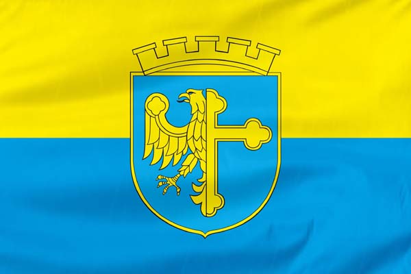 Skup mieszkań Opolskie - herb i flaga
